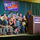 Elder Leslie Mathews, an organizer with Michigan United, joins Leaders of the Reproductive Freedom for All campaign as they speak to supporters on Monday, July 11, 2022, in Lansing Mich.